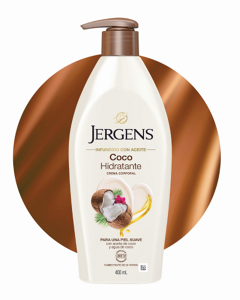 JERGENS<sup>®</sup> Hydrating Coconut Dry Skin Moisturizer