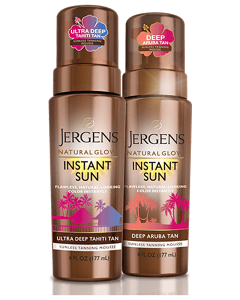 Jergens Natural Glow Instant Sun Tropical Sunless Tanning Mousse 6 FL. OZ