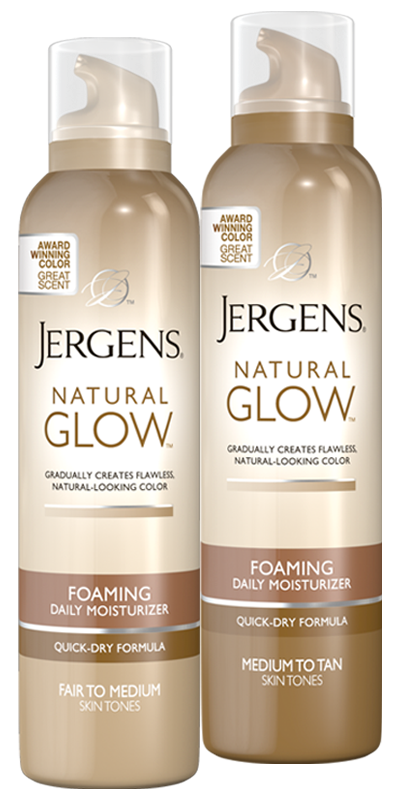 Jergens Natural Glow Foaming Daily Moisturizer Tips