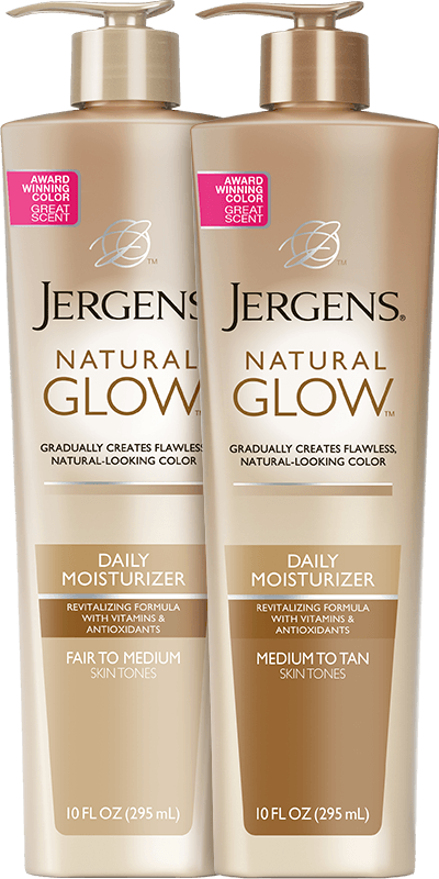 Jergens Natural Glow Daily Moisturizer Pumps Oil Infused Moisturizer With Refreshing Coconut