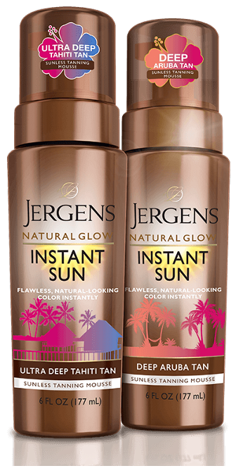 Jergens Natural Glow Instant Sun Tropical Sunless Tanning Mousse