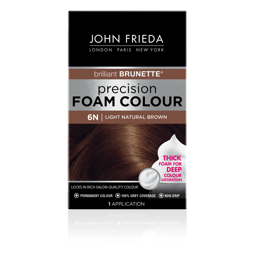 Light Natural Brown Hair Color - 6N | John Frieda
