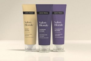 Set of three John Frieda blonde hair toners