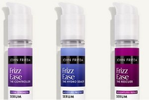 Range of John Frieda hair serums