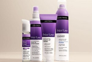 Range of Frizz Ease styling products for dry, frizzy hair