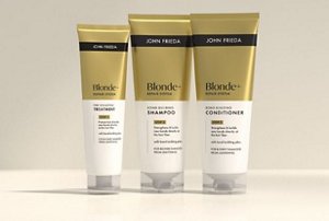 John Frieda's Blonde+ Repair System range of products