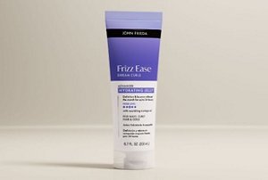 John Frieda's no-crunch curl jelly against a neutral background