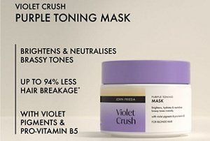John Frieda's Violet Crush purple toning hair mask