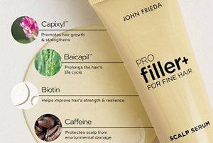 Benefits of John Frieda's PROfiller+ Hair Serum