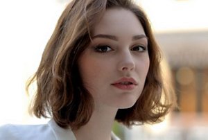 Professional woman with a French bob hairstyle