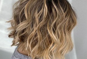 Woman with textured choppy bob