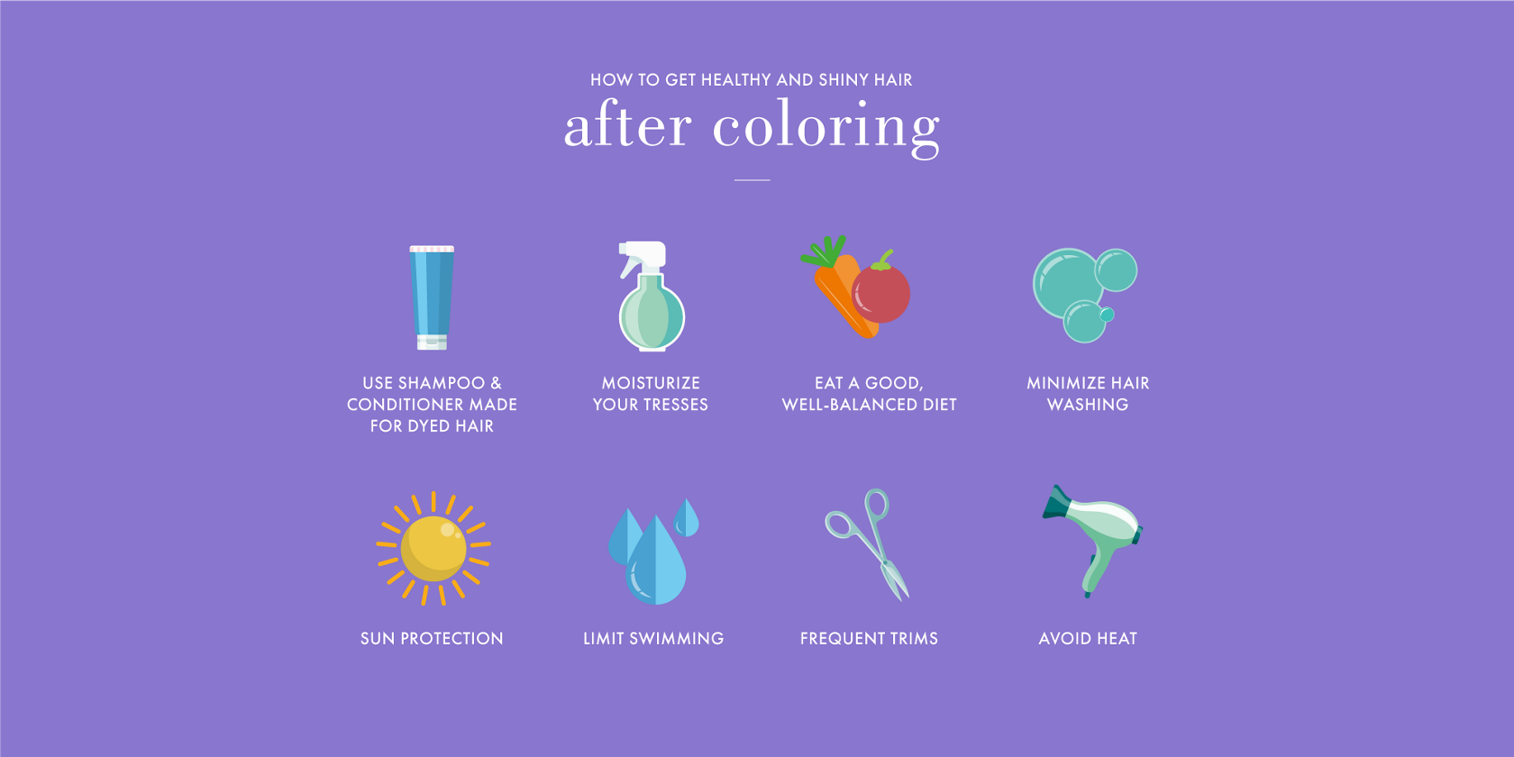 How to Keep Healthy and Shiny Hair After Coloring