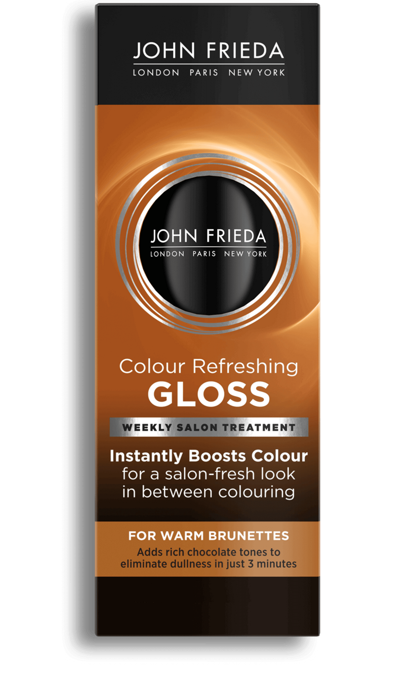 Color Refreshing Warm Brown Hair Gloss John Frieda Color Refreshing Gloss Warm Brunette