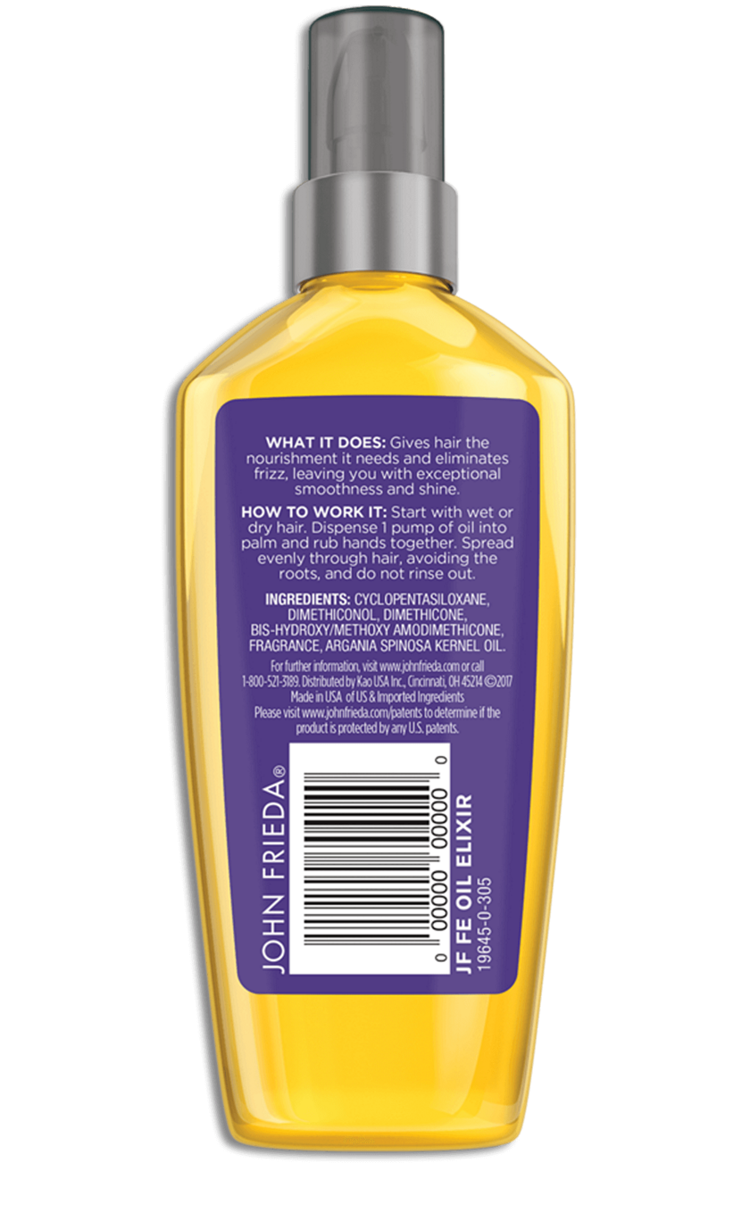 Nourishing Oil Elixir | Hair Oil for Frizzy Hair | John Frieda Nourishing Oil Elixir | Hair Oil for Frizzy Hair | John Frieda