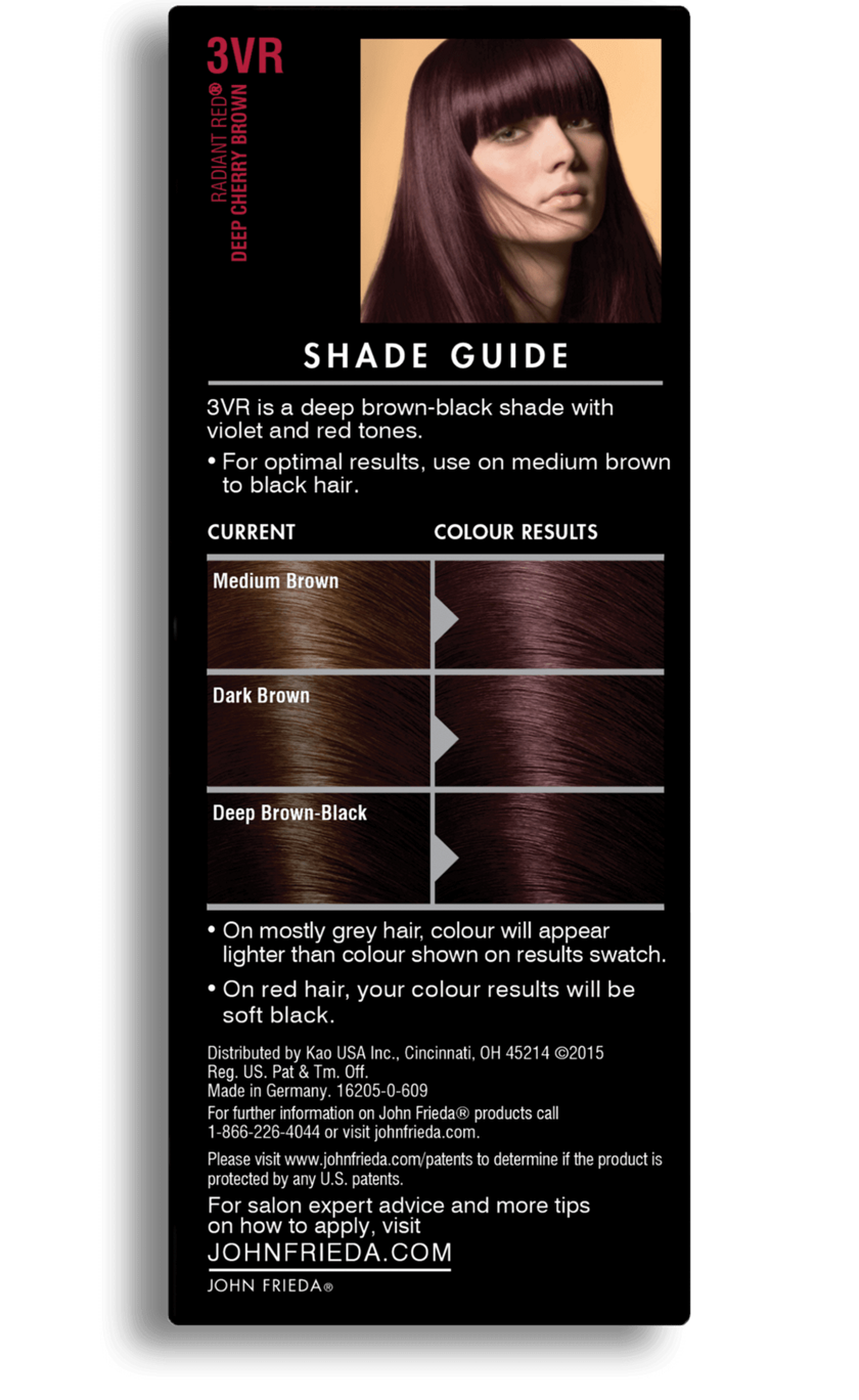 Cherry Brown Hair Color 3vr John Frieda