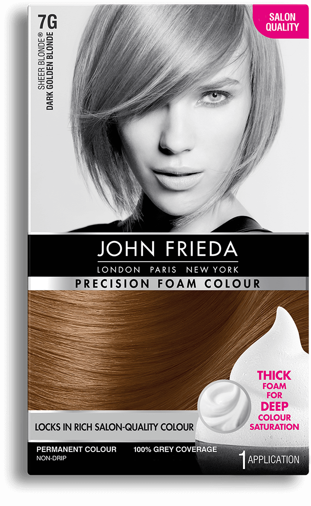 Precision Foam Colour 7g Sheer Blonde Dark Golden Blonde John Frieda