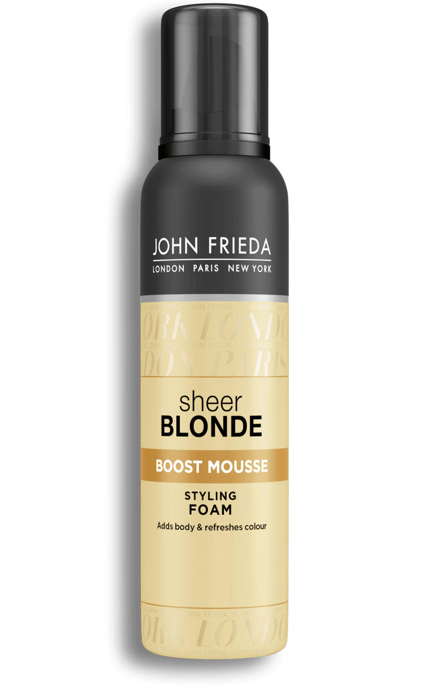 Boost Mousse Styling Foam Sheer Blonde John Frieda