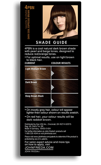 Fonkelnieuw Brown Hair Dye - 4PBN | John Frieda WA-76