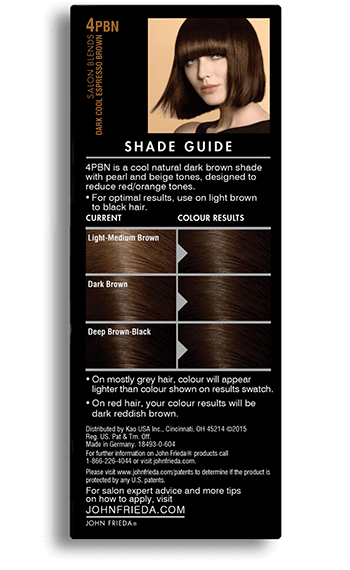 Brown Hair Dye 4pbn John Frieda