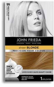 John Frieda Hair Colour Chart