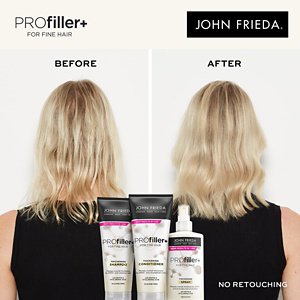 profiller+ john frieda fine thinning hair before & after