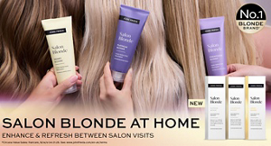 Set of three John Frieda blonde toners for platinum, champagne and honey blonde hair