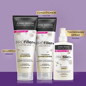 profiller+ john frieda fine thinning hair before & after