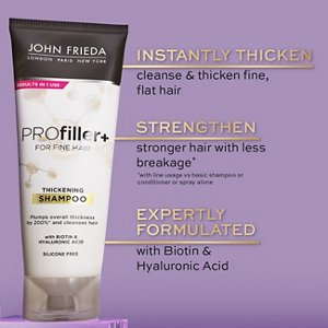 profiller+ john frieda fine thinning hair before & after