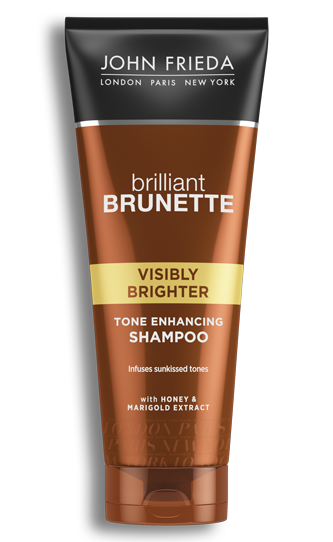Visibly Brighter Subtle Lightening Shampoo | Brilliant Brunette John Frieda