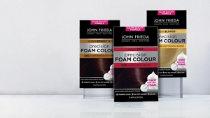 John Frieda boxes of Precision Foam Colour hair dye