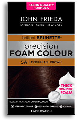 Precision Foam Colour 5A Brilliant Brunette Medium Ash Brown | John Frieda