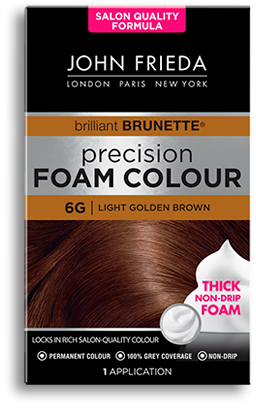 Precision Foam Colour 6G Brilliant Brunette Light Golden Brown | John Frieda Precision Foam Colour 6G Brilliant Brunette Light Golden Brown | John Frieda