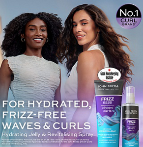 John Frieda range of Violet Crush purple toning products for blonde hair