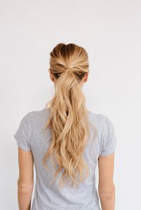 Criss-cross Braided Ponytail Hairstyle - Everyday Hair inspiration