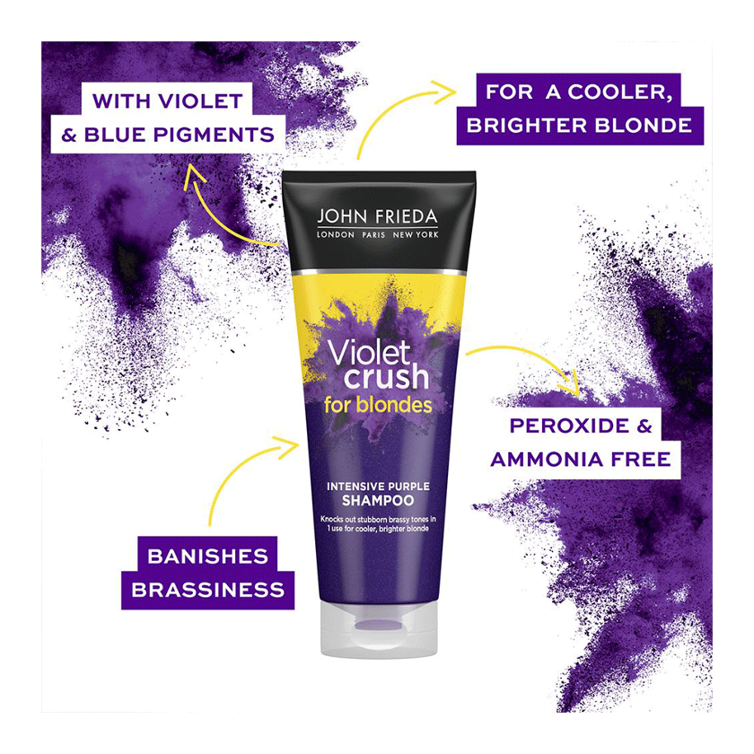Kvadrant fantom Nominering Violet Crush Intensive Purple Shampoo for Blondes | John Frieda