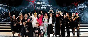 Kao Salon Creative Award 2023 Gewinner auf der Bühne