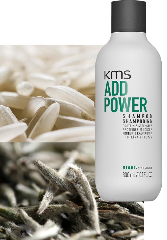 KMS ADDPOWER shampoo | supports stronger hair