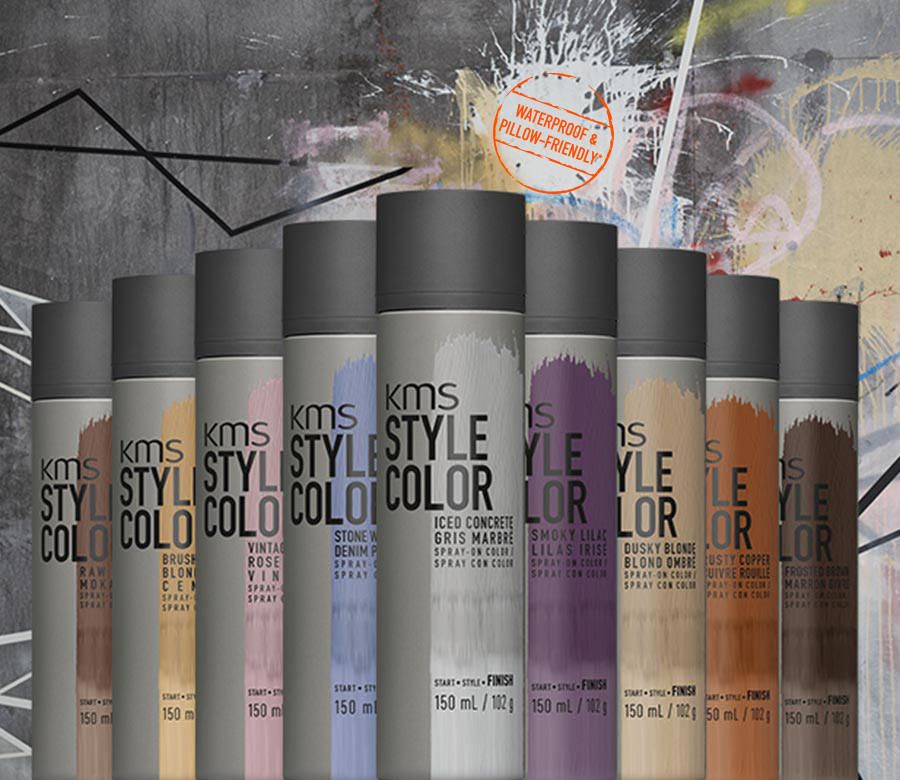Temporary Spray On Hair Color Kms Stylecolor In 9 Tones