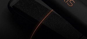 Black VARIS smoother in front of a dark background